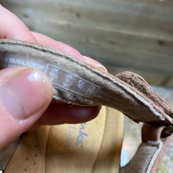 Clarks sling back small wedge sandals - Picture 9 of 9